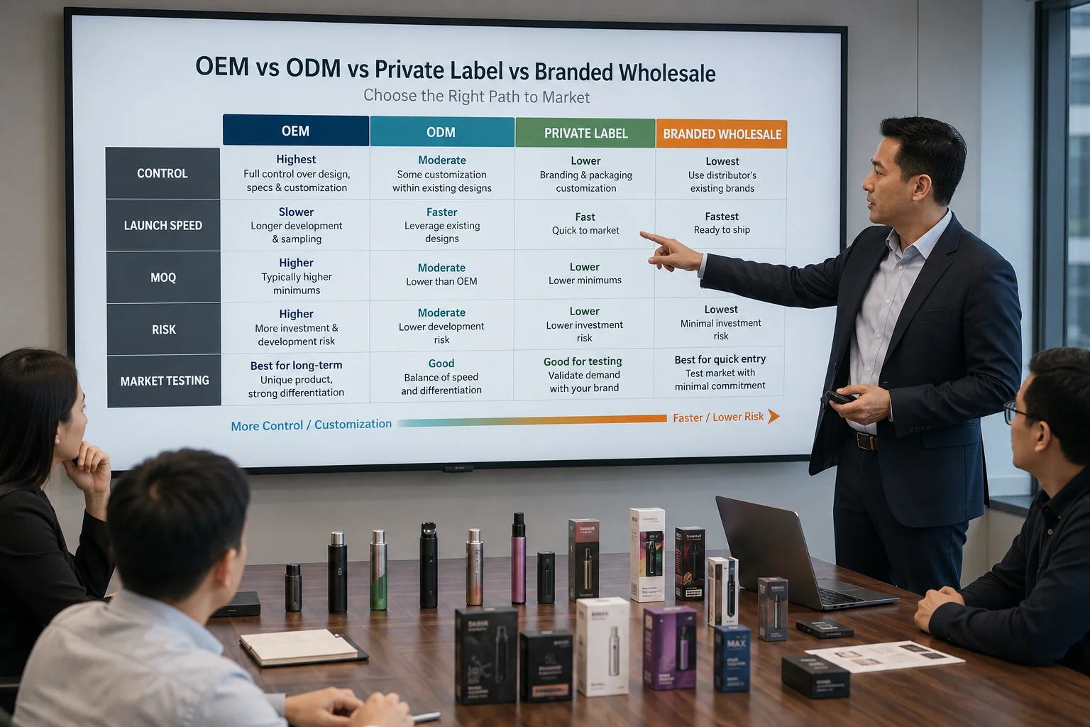 OEM vs ODM private label vape