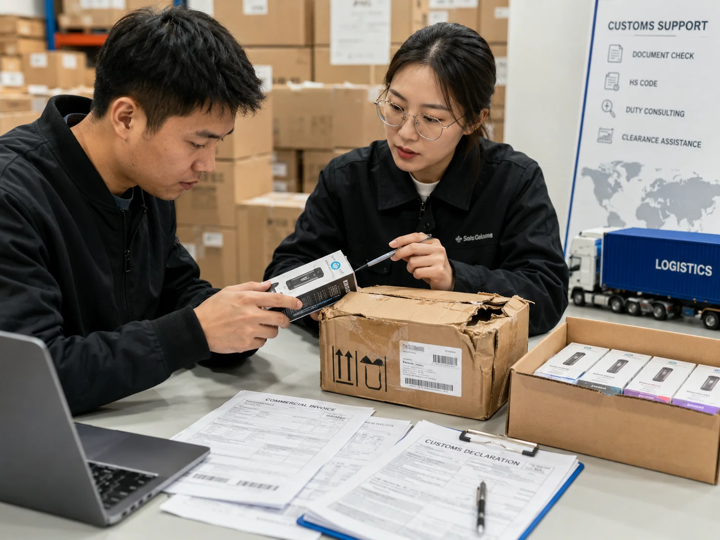 Shipping Damage and Customs Support vape wholesale shipping customs support