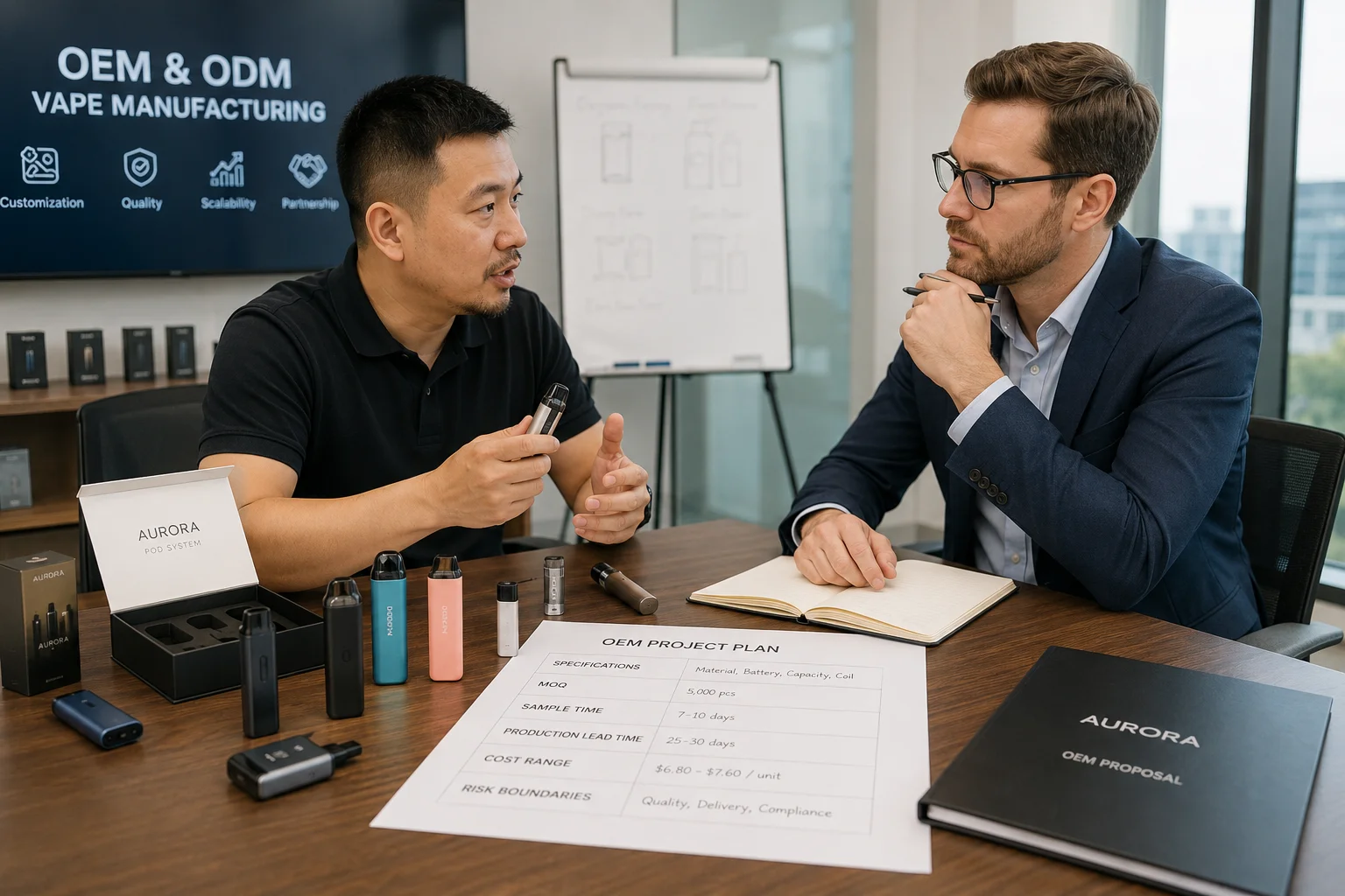 OEM vape manufacturing for smaller brands