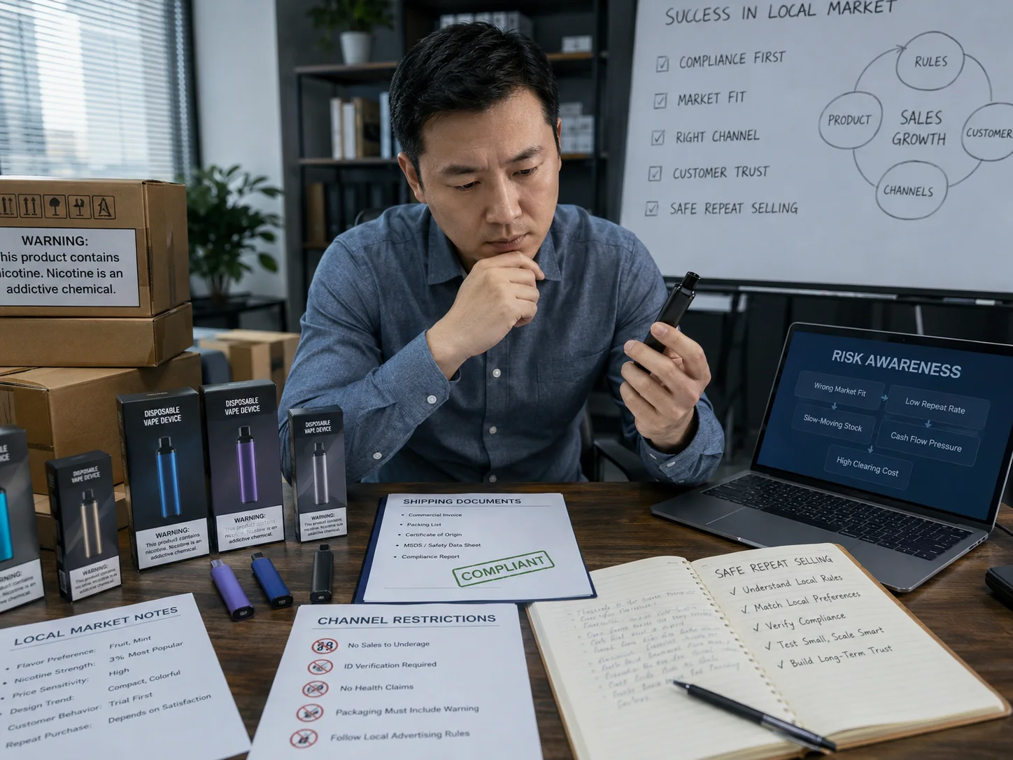 vape importer product risk