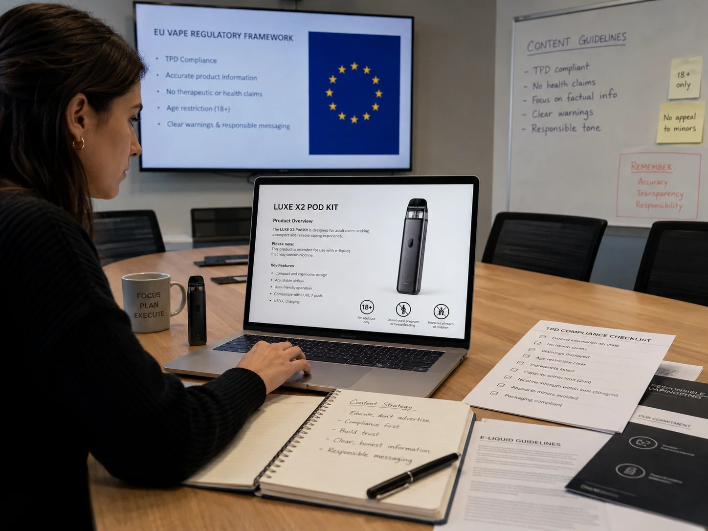 European vape regulations product pages