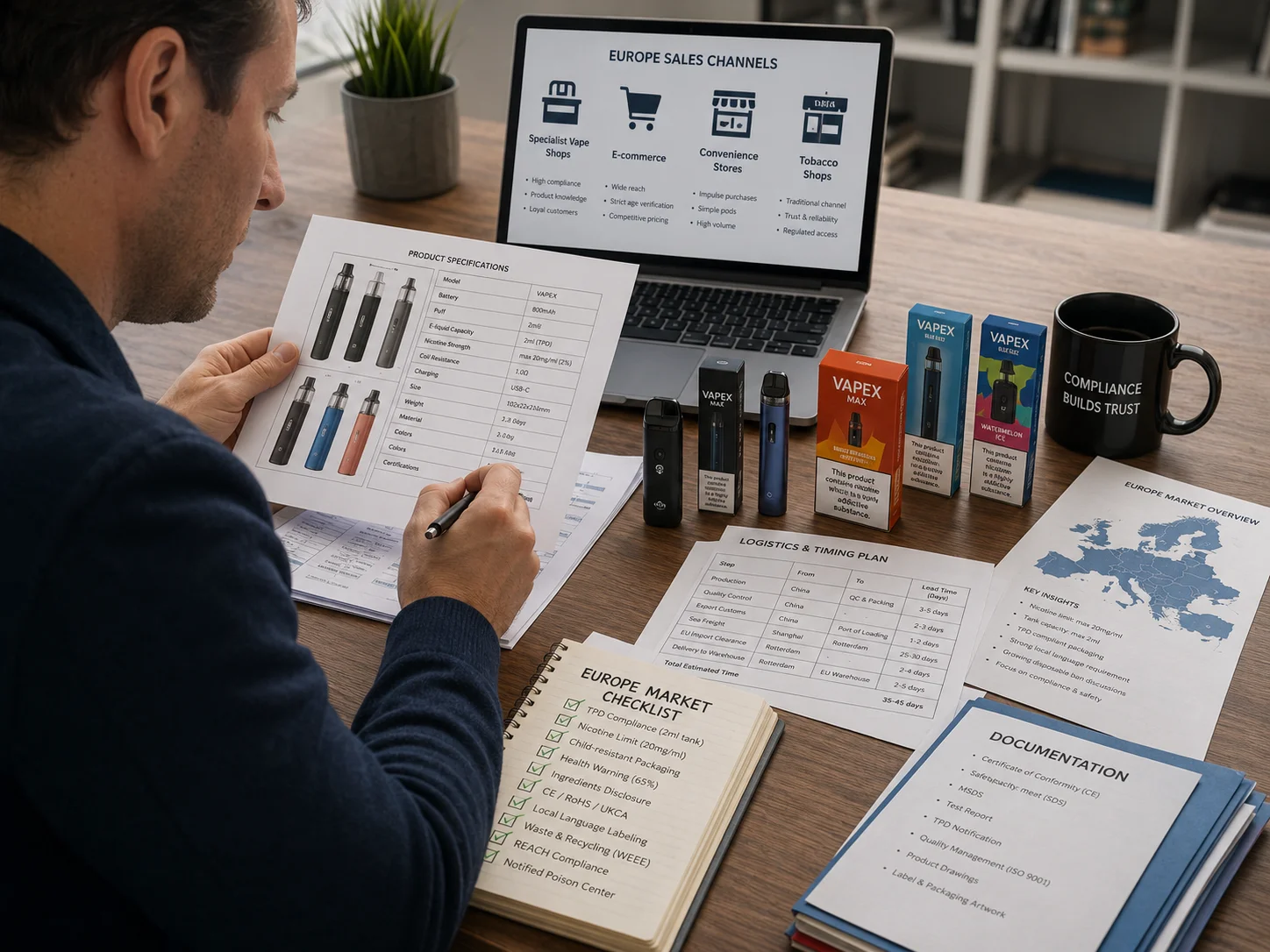 European vape buyer preparation