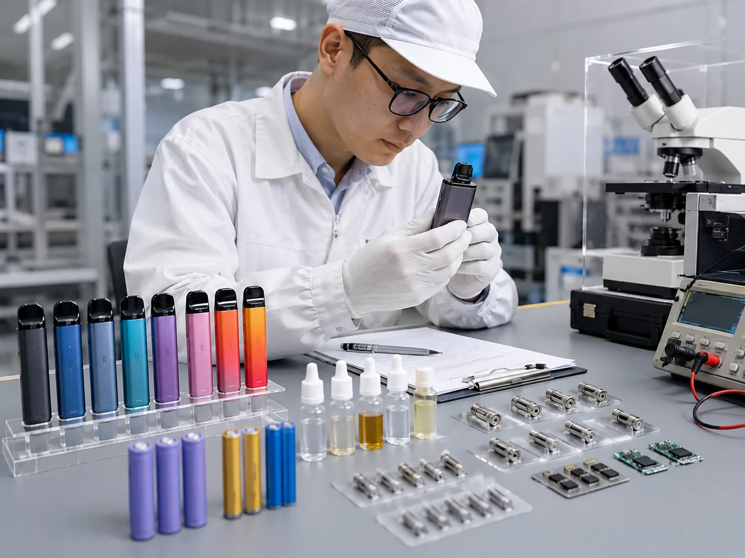 vape battery e-liquid coil chip quality