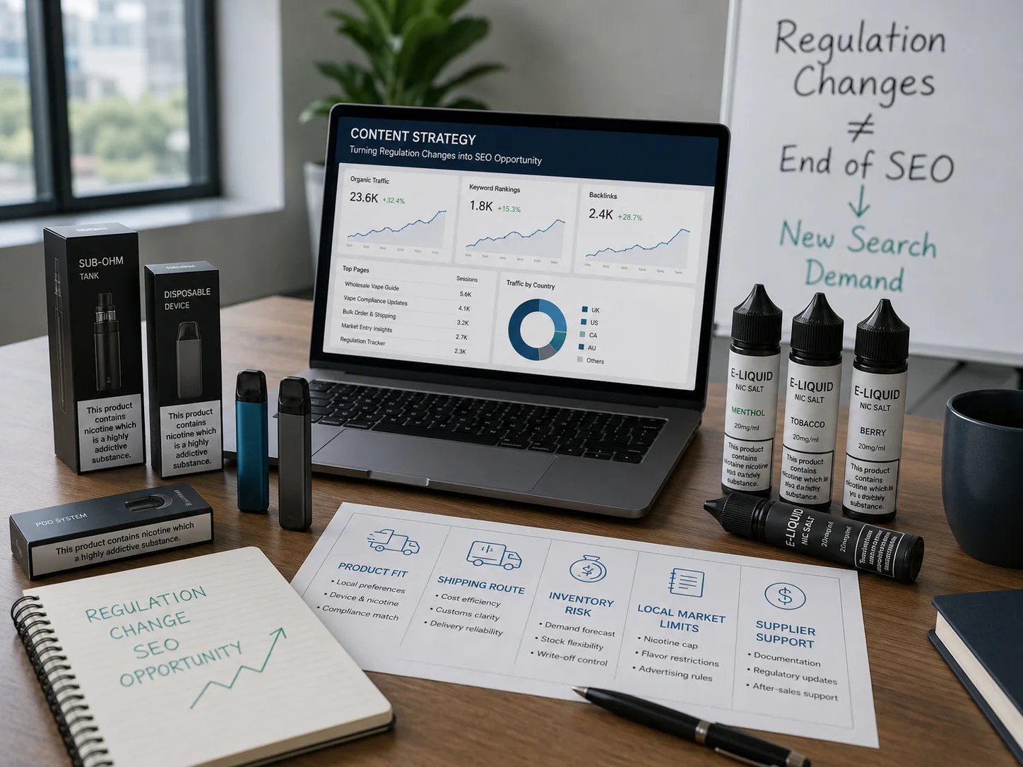 vape wholesale SEO regulation
