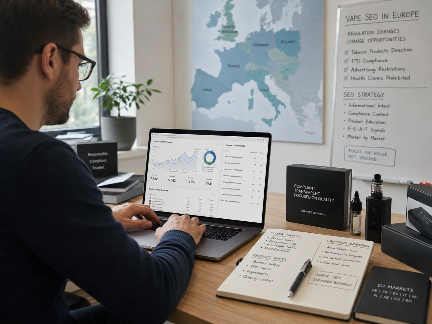 Vape SEO opportunities in Europe