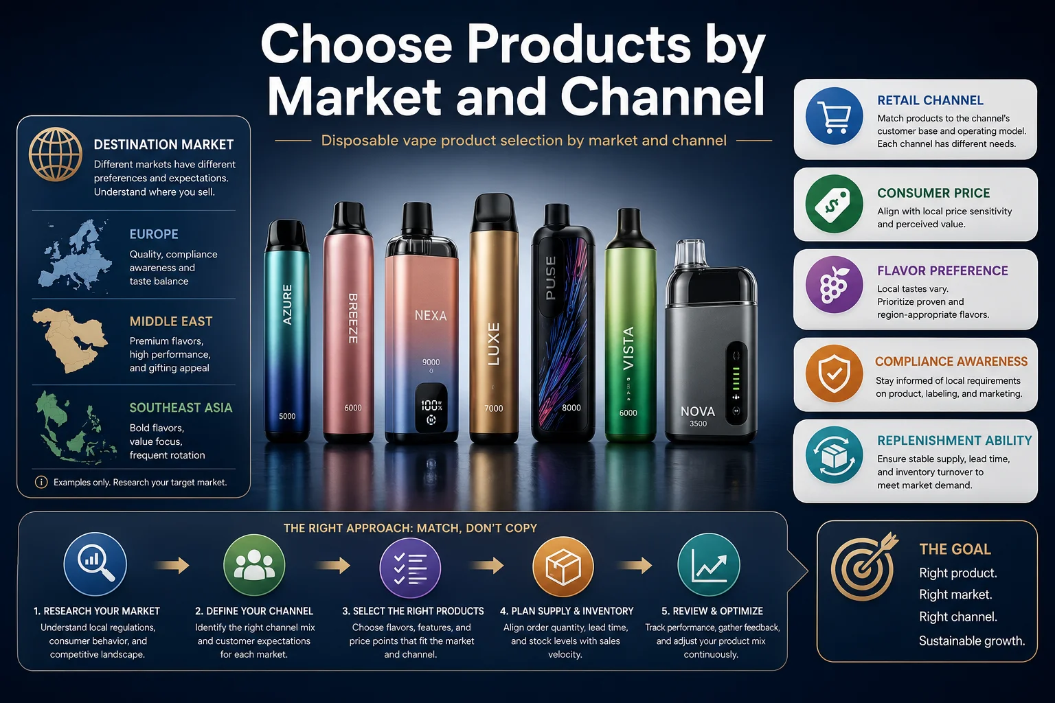 How small importers should talk to suppliers more clearly about disposable vape market selection