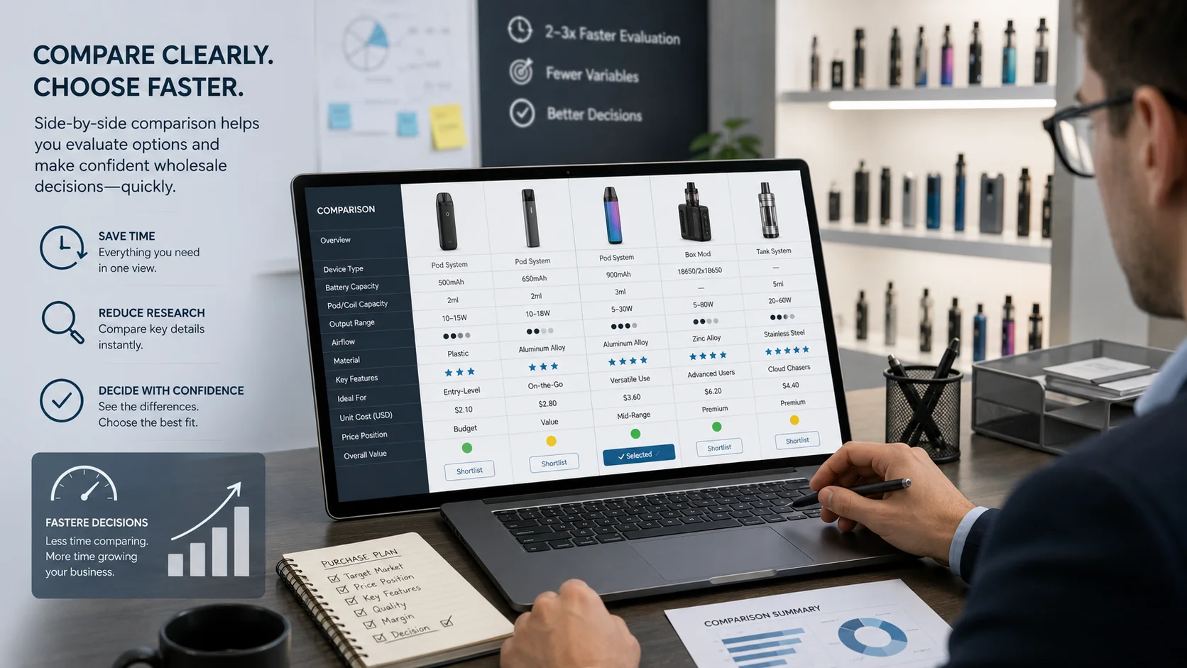 Vape wholesale comparison content for faster buying decisions