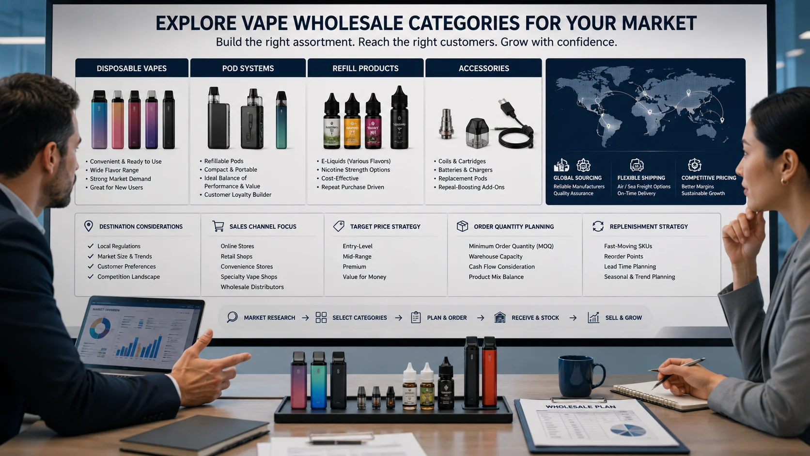 Vape SKU management strategy How to build a buyer-friendly vape product range for wholesale