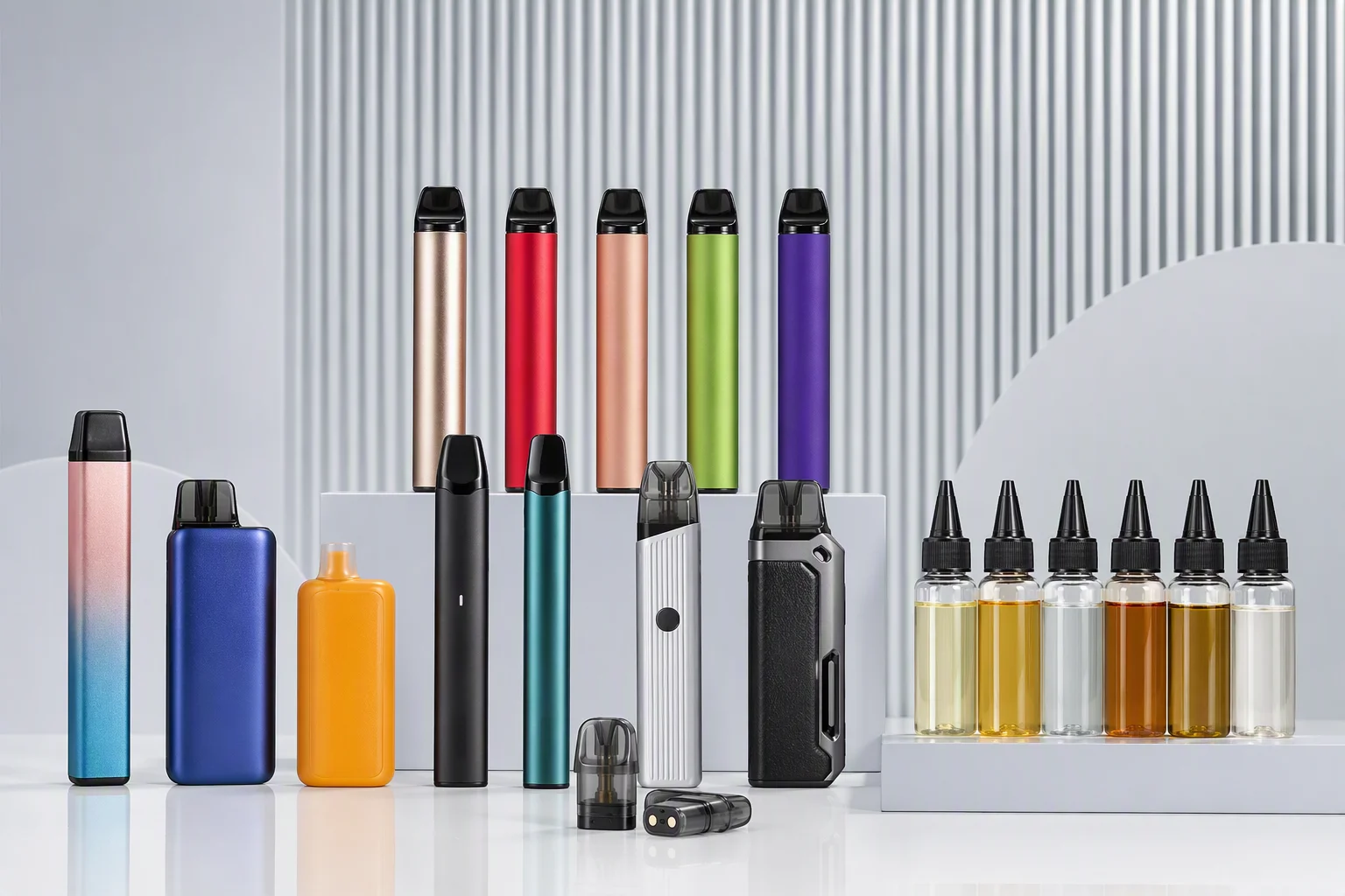 Mouthpiece fit and seal design inspection for vape leakage control