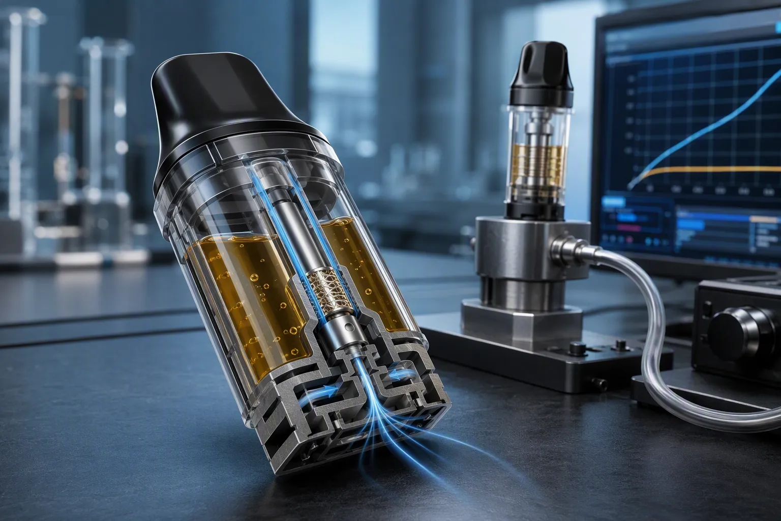 product detail (from section: Why cold e-liquid can create a tight or weak draw) — Why cold e-liquid can create a tight