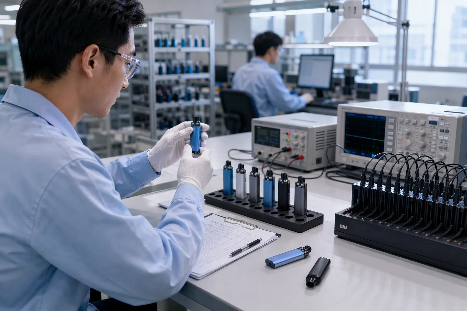 device testing (from section: Why Is a Vape’s Claimed Charging Time Not a Fixed Promise for Every Device Under Every Con