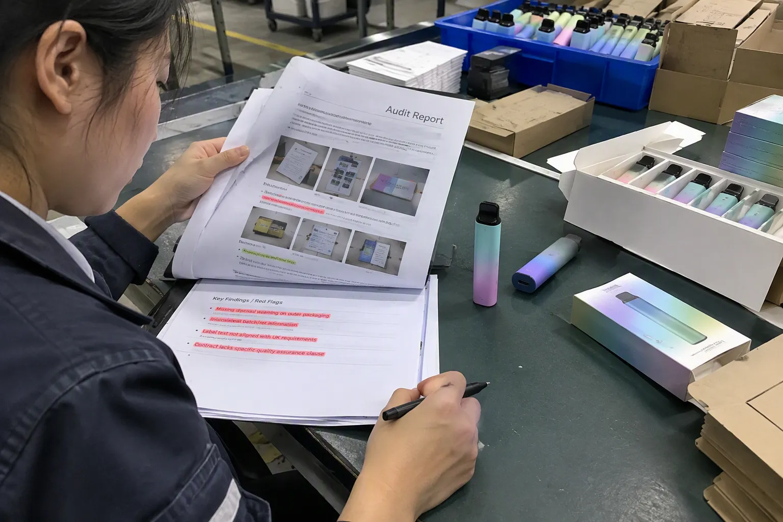 I Audit Packaging Copy for UK Reusable Vape Products (from section: How Do I Audit Packaging Copy for UK Reusable Vape P