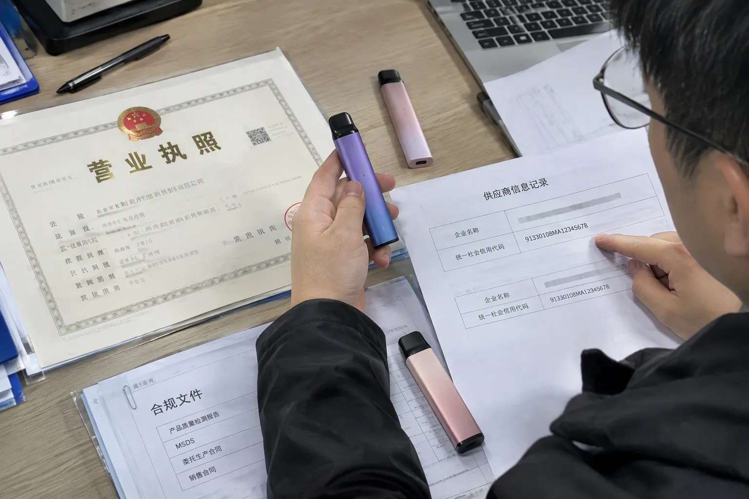 Does company registration prove a vape product is authentic (from section: Does company registration prove a vape produc