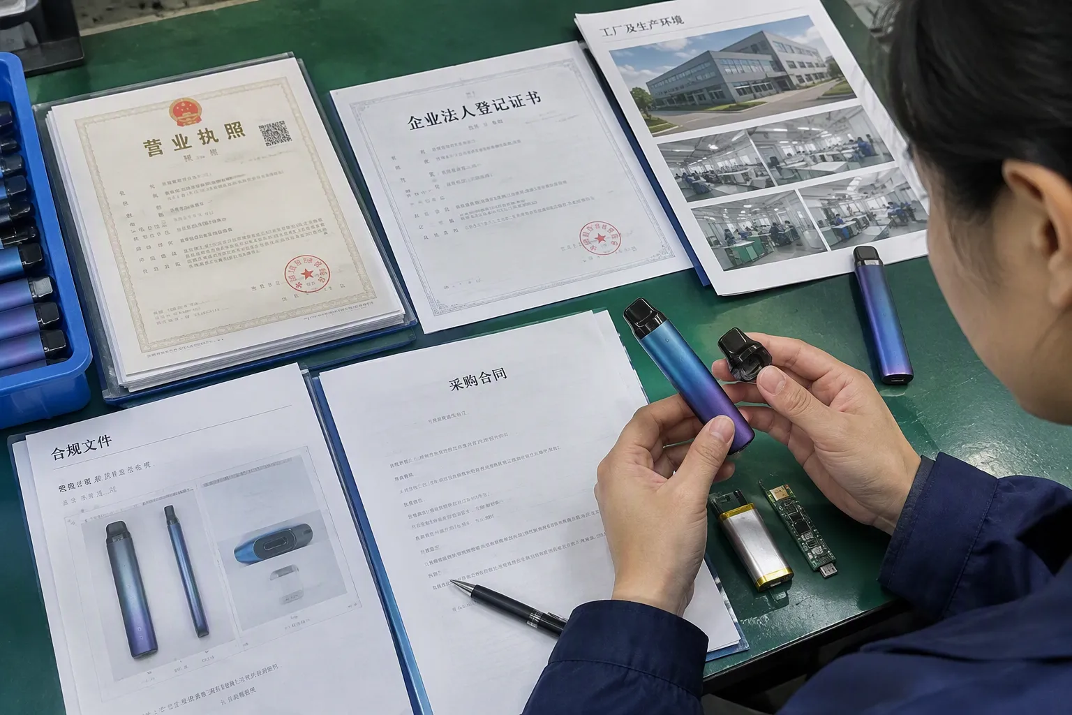 What documents should a retailer request from a vape supplier (from section: What documents should a retailer request fr