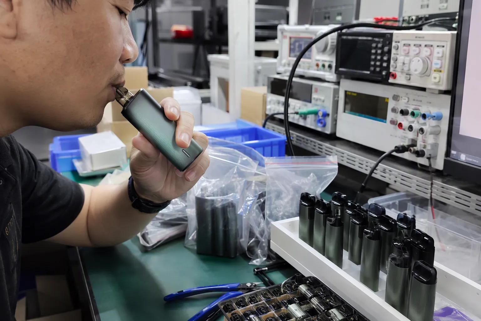 device testing (from section: How many convenience stores should test a new vape SKU first?) — How many convenience stor