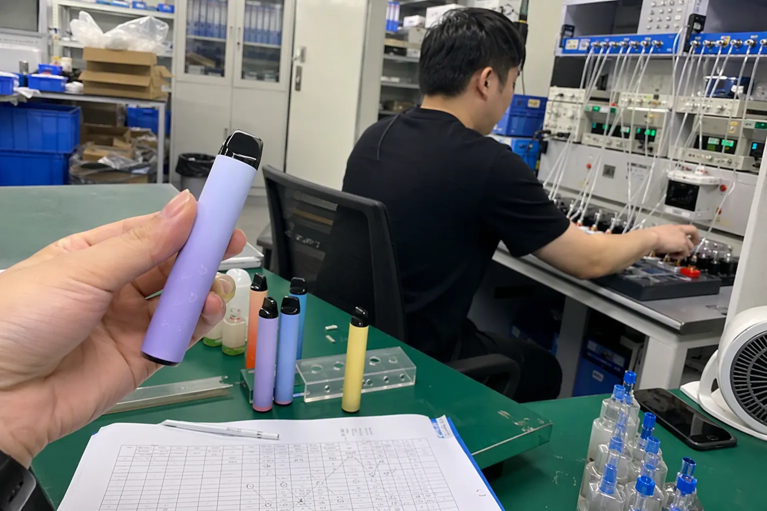 device testing (from section: What is the most reliable vape refill mechanism?) — What is the most reliable vape refill 