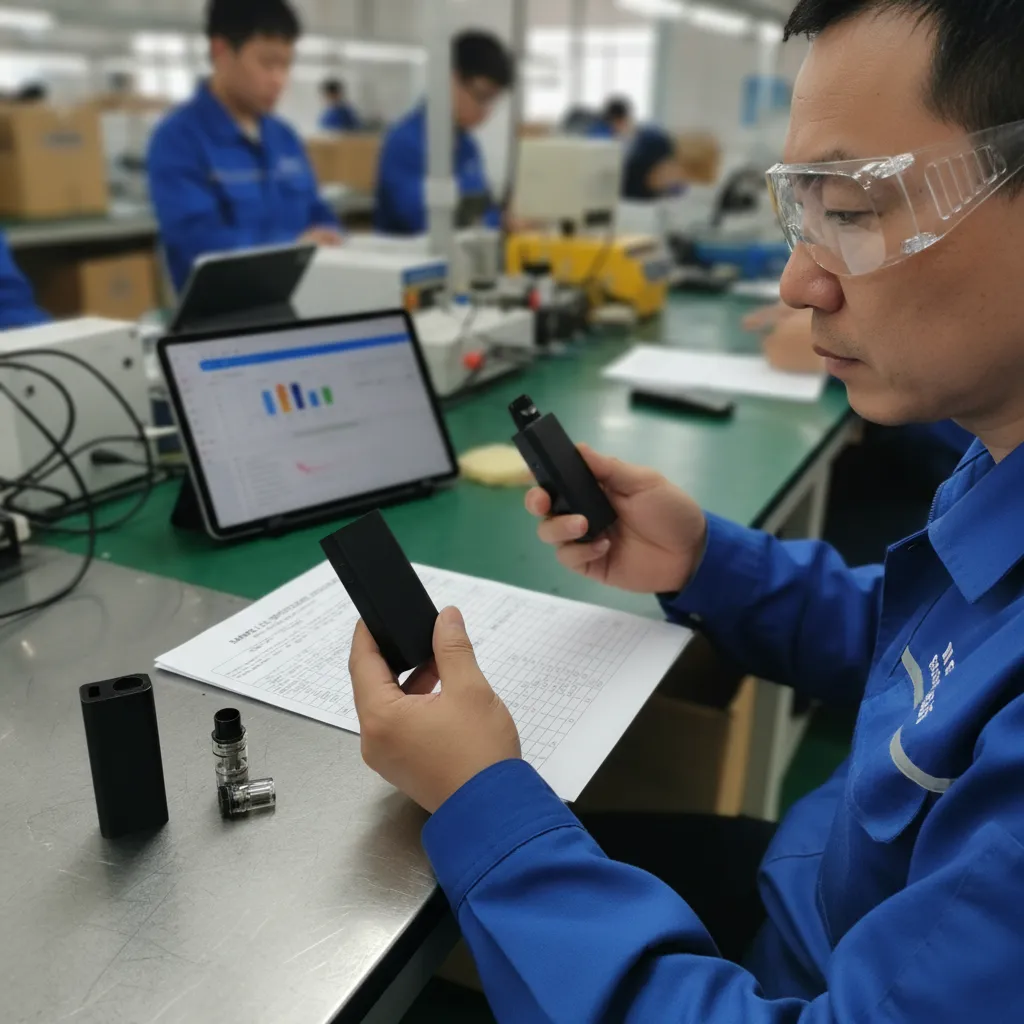 What should wholesalers check in a refillable vape sample (from section: What should wholesalers check in a refillable v