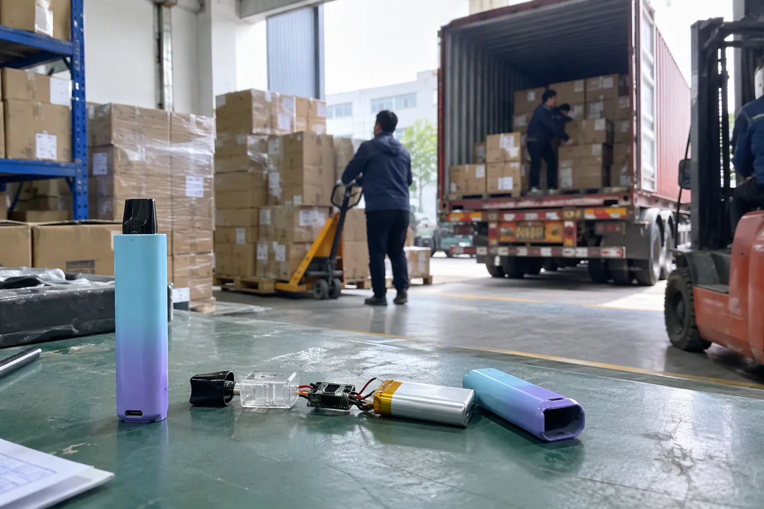 Can a small retailer use an overseas warehouse for a new vape product (from section: Can a small retailer use an oversea