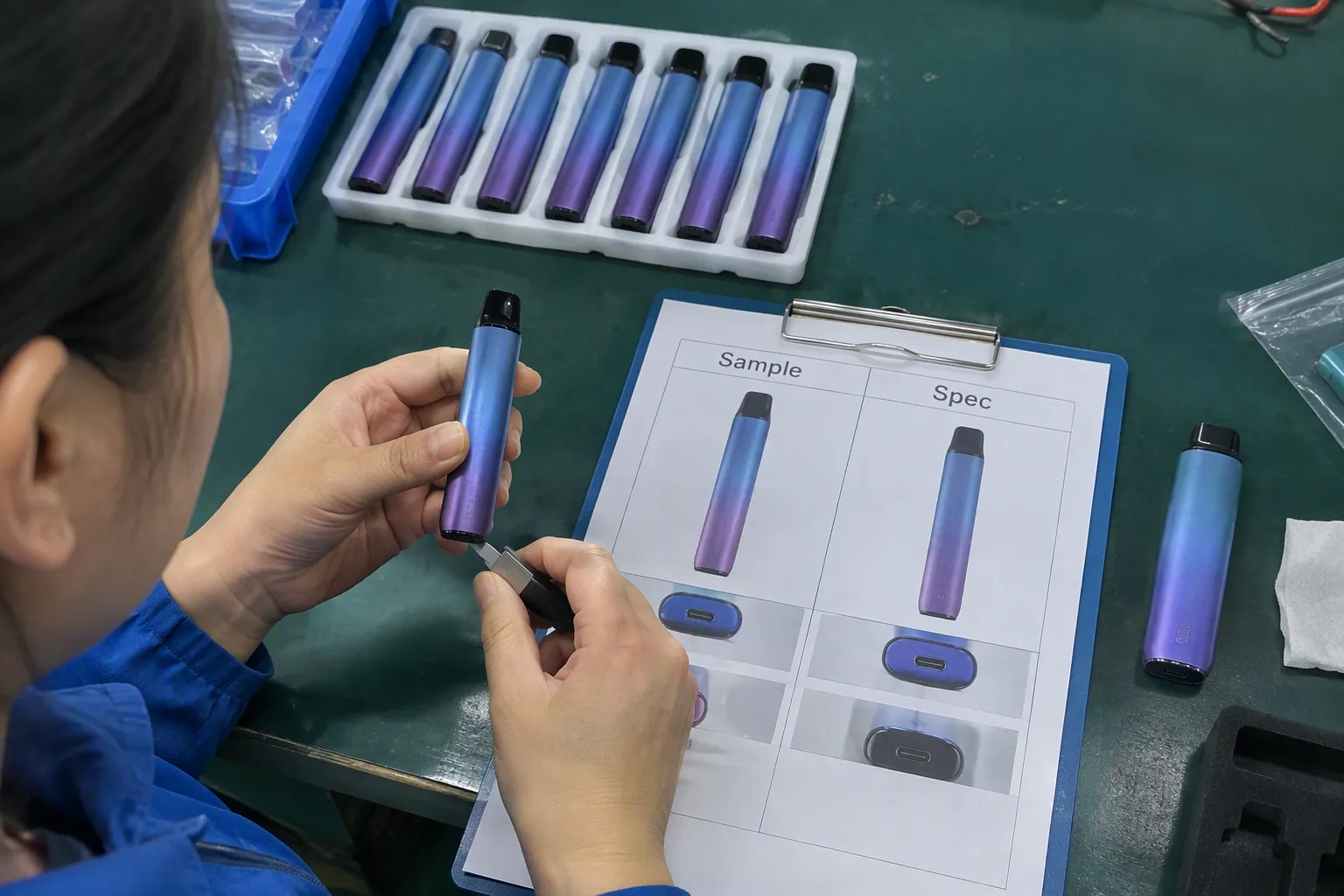 Should small buyers test a reusable vape sample differently from large importers (from section: Should small buyers test