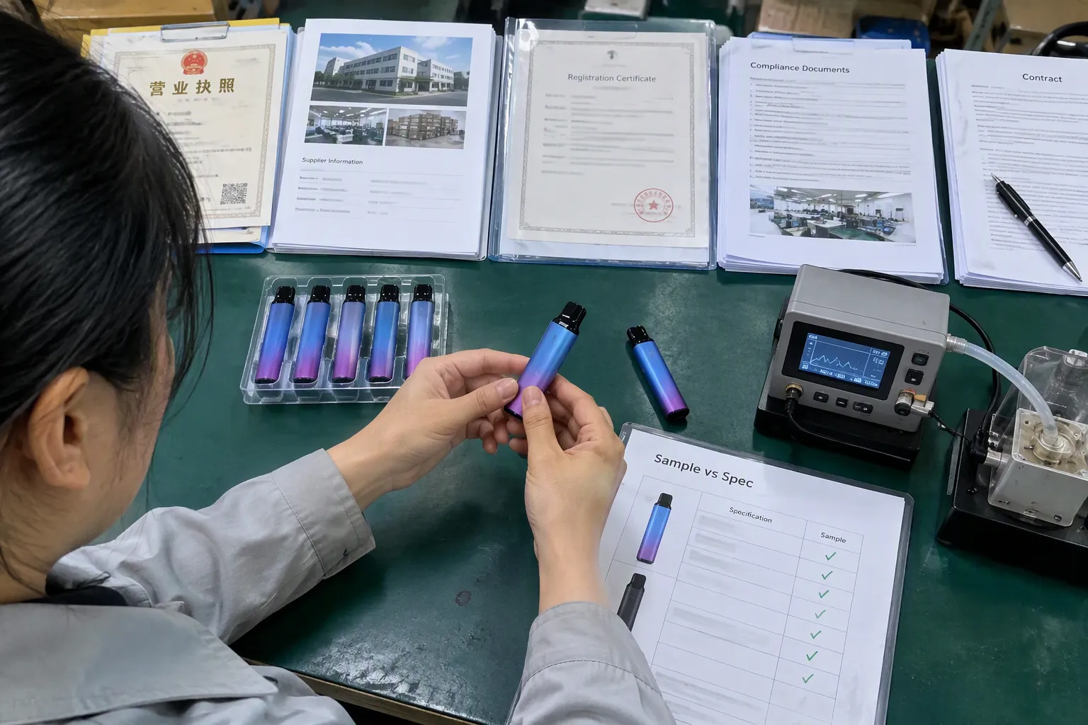 Can a functional sample test replace supplier documents (from section: Can a functional sample test replace supplier doc