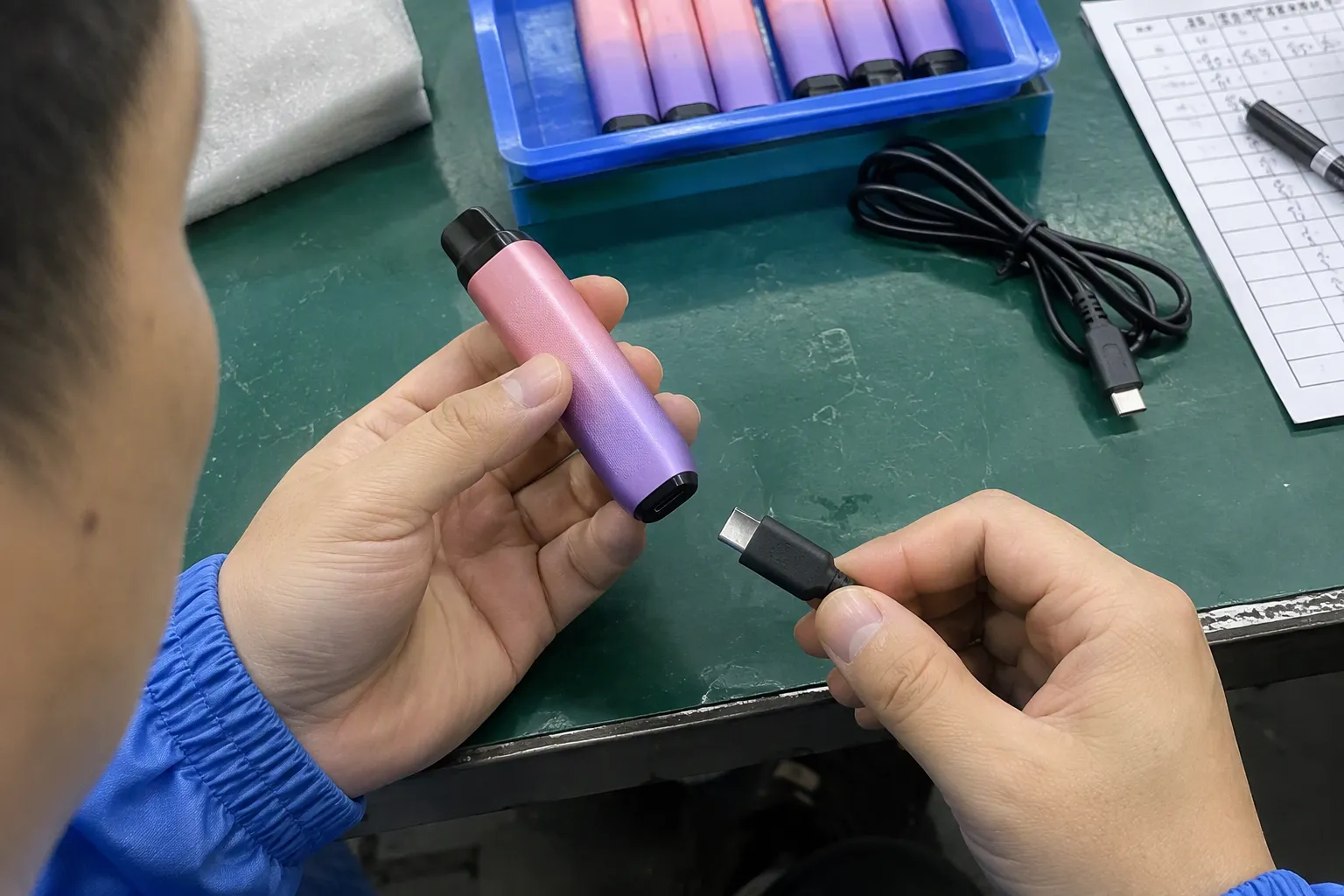 Does a USB-C port prove that a vape is rechargeable (from section: Does a USB-C port prove that a vape is rechargeable?)